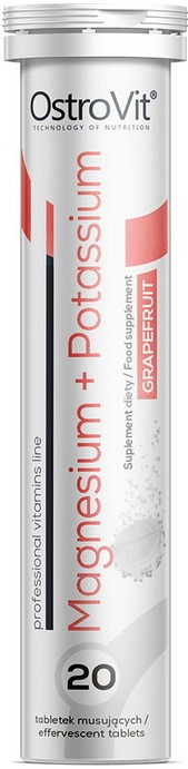Магній Калій OstroVit Magnesium + Potassium 20 tabs