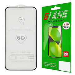 DR Захисне скло для Apple iPhone 13 Pro Max/14 Plus (6.7) (0.3 мм, 5D/ 10D чорне) ТОП