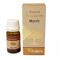 Эфирное масло "Мирра" (Natural Myrrh Oil, Chakra), 10 мл - восстанавливает силы, насыщенный смолистый аромат