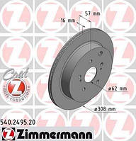 Гальмівні диски ZIMMERMANN 540.2495.20 Suzuki Grand Vitara 5561177K01, 5561177K00
