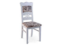 Деревянный стул с мягким сиденьем ЖУР-8 (белый)