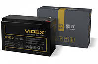 Батарея для ИБП 12В 7.2Ач Videx 6FM7.2, Black, 12V, 150x65x95 мм (код 1548245)
