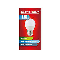 Лампа светодиодная шар Ultralight G45 7Вт N E27