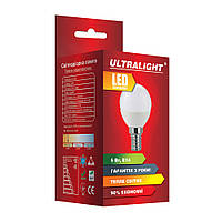 Лампа светодиодная шар Ultralight P45 5Вт Y E14