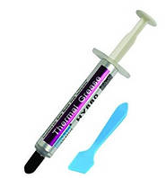 Паста термопровідна HY-880 30g, шприц, Grey,> 5,15W / m-K, <0.004 ° C-in² / W, -30 ° ≈340 °, + лопатка, Q5
