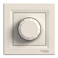 Світлорегулятор поворотний Schneider Asfora, Кремовий