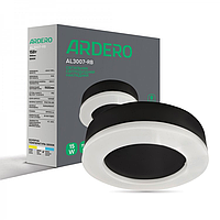 Светодиодный светильник Ardero AL3007-RB 15W 5000К 1100Лм IP65 черный 190x42 мм