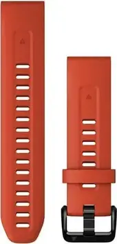 Ремінець для розумного годинника Silikonowy pasek QuickFit Fenix 7s Ognistoczerwony 20mm