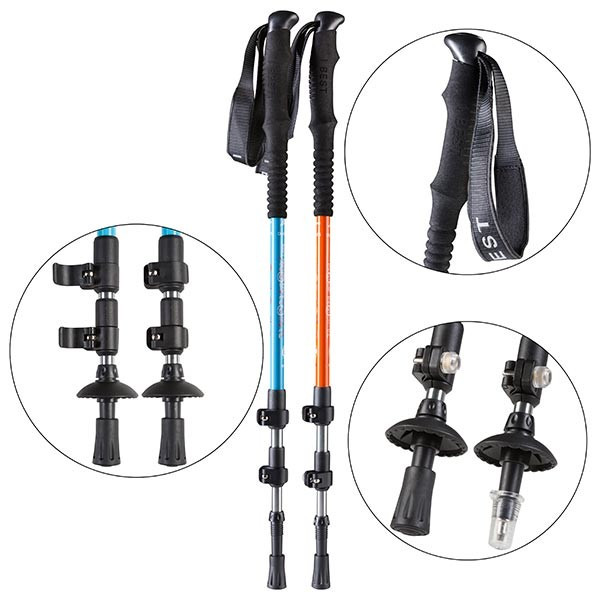 Палиці трекінгові блакитні Himalayas 8850