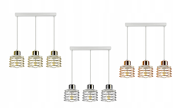 Підвісний стельовий світильник GLAMOUR Gold Chrome Copper Chandelier 947-BZ3, фото 6