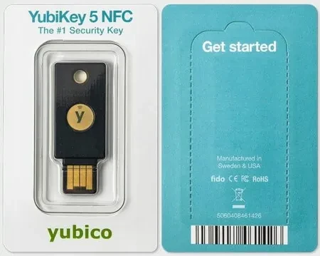 Ключ U2F Yubico YubiKey 5 NFC - фото 4 - id-p2196203362
