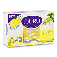 Мило тверде Duru 90г з оливковою олією і екстрактом плодів папаї та лимону