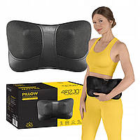 Подушка-массажер 4FIZJO Shiatsu Ultra+ Black -инновационное устройство для эффективного массажа в любой момент