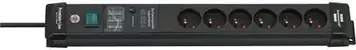 Подовжувач Premium-Line listwa przepięciowa z 6 gniazdami / listwa antyprzepięciowa