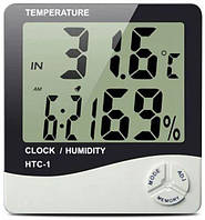 Годинник Термометр Гігрометр HTC-1 3в1 sm