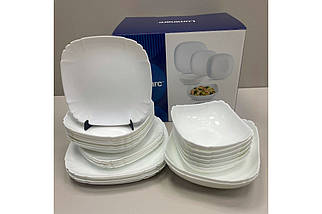 Мега класна КОМПЛЕКТАЦІЯ Сервіз столовий 26 предметів Luminarc Lotusia V1095, фото 4
