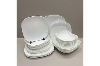Мега класна КОМПЛЕКТАЦІЯ Сервіз столовий 26 предметів Luminarc Lotusia V1095, фото 5
