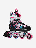 Роликові ковзани дитячі розсувні REACTION Rainbow 31-35, фото 2