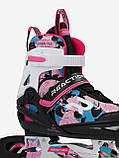 Роликові ковзани дитячі розсувні REACTION Rainbow 31-35, фото 5