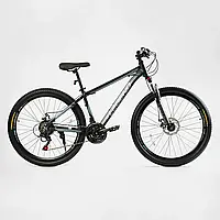 Горный алюминиевый велосипед Corso Legend 27,5" рама 15,5" Shimano 21S, собран в коробке на 75%