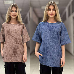 Футболка підліткова оверсайз унісекс, розміри 34-42 на зріст 134-160