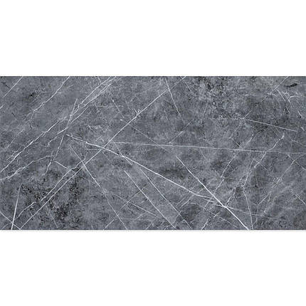 Декоративная ПВХ плита серый натуральный мрамор 0,6*1,2мх3мм SW-00002270, фото 2
