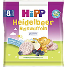 Hipp - органічні рисові коржики з чорницею від 8 місяців