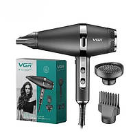 Профессиональный фен для волос VGR V-451 Фен для укладки волос с 3 насадками sm