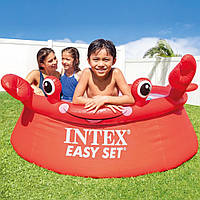 Бассейн Надувной Детский "Краб" Intex Crab Easy Set 183 х 56 см.