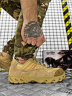 Тактичні кросівки Esdy койот/ Армійські бойові кросівки ESDY посилений носок/ Взуття військове койот ЗСУ
