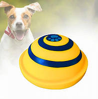 Игрушка для домашних собак диск с пищащим звуком Woof Glider sm
