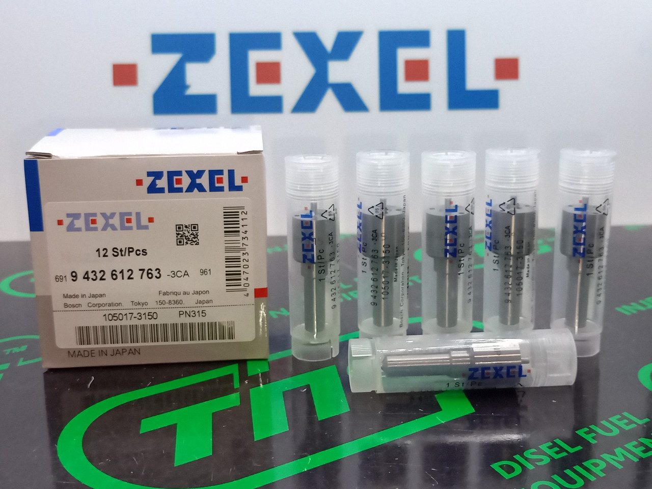 Розпилювач дизельної форсунки 9 432 612 763 (DLLA 150 PN 315) (ан. 105017-3150) ZEXEL MITSUBISHI  Caterpillar