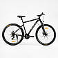 Спортивний велосипед Corso Alpha 29" сталева рама 21" обладнання Shimano 21 швидкість, зібраний на 75%, фото 3