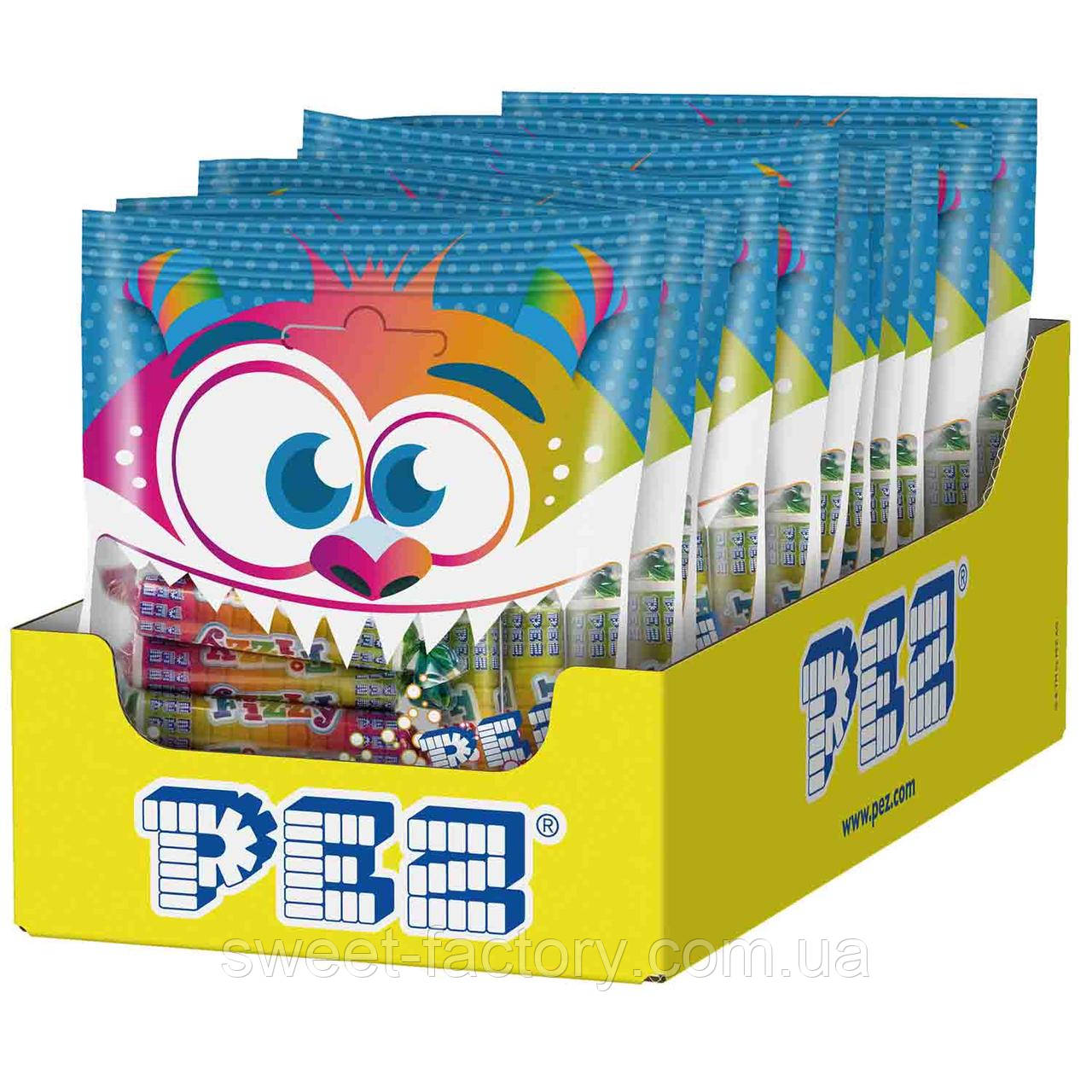 Драже PEZ Fizzy Mix 84g