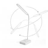 Настільна лампа 1901 (на акумуляторі та USB) на 2.5 Вт. з підставкою для телефону - для дистанційного навчання, фото 2