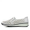 Туфлі жіночі шкіряні білі на низькому ходу Meegocomfort 37, фото 3