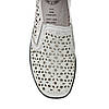 Туфлі жіночі шкіряні білі на низькому ходу Meegocomfort 37, фото 7