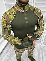 Тактическая боевая рубашка убакс мультикам, мужская военная рубаха убакс мультикам для ЗСУ V