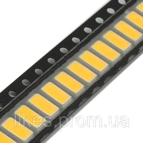 SMD LED светодиод 5630 5730 3В 0.2Вт 35-40лм, 100шт, теплый белый - фото 1 - id-p2196244370