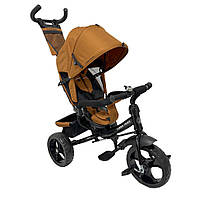 Детский трехколесный велосипед Turbotrike MT 1005-11 коричневый, Toyman
