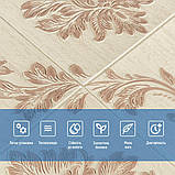 Самоклеюча декоративна 3D панель вінтаж бежевий 700x700x5мм (405) SW-00000757, фото 4