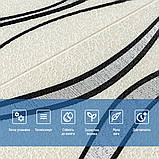 Самоклеюча 3D панель 700x700x5мм Білі хвилі (195) SW-00000767, фото 4