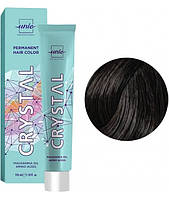 Крем-краска для волос Unic Crystal №4/1 Шатен пепельный 100 мл (24274Gu)