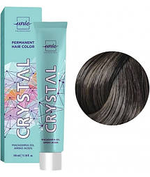 Крем-фарба для волосся Unic Crystal No6/1 Темно-русявий попелястий 100 мл (24283Gu)