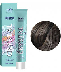 Крем-фарба для волосся Unic Crystal No6/7 Темно-русявий коричневий 100 мл (24285Gu)