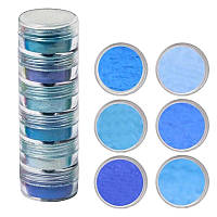 Неоновий пігмент (пудра) 6 шт/уп. для манікюру (геля, полігеля, гель-лаку) та макіяжу - 378 №4