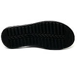 Чоловічі шкіряні шльопанці чорного кольору Sergio Billini 7210/021/1 розмір 40, фото 9