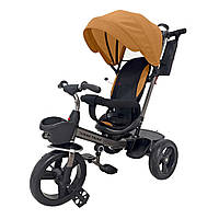 Детский трехколесный велосипед Turbotrike MT 1001-11 коричневый, World-of-Toys
