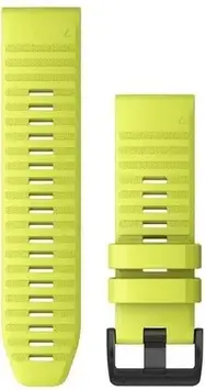 Ремінець для розумного годинника Garmin Pasek silikonowy na nadgarstek QuickFit 26 Żółty (0101286404)