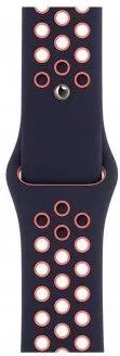 Ремешок для умных часов Apple Pasek Sportowy Nike do Apple Watch niebieski/mango (MG3X3ZMA) - фото 1 - id-p2196204939